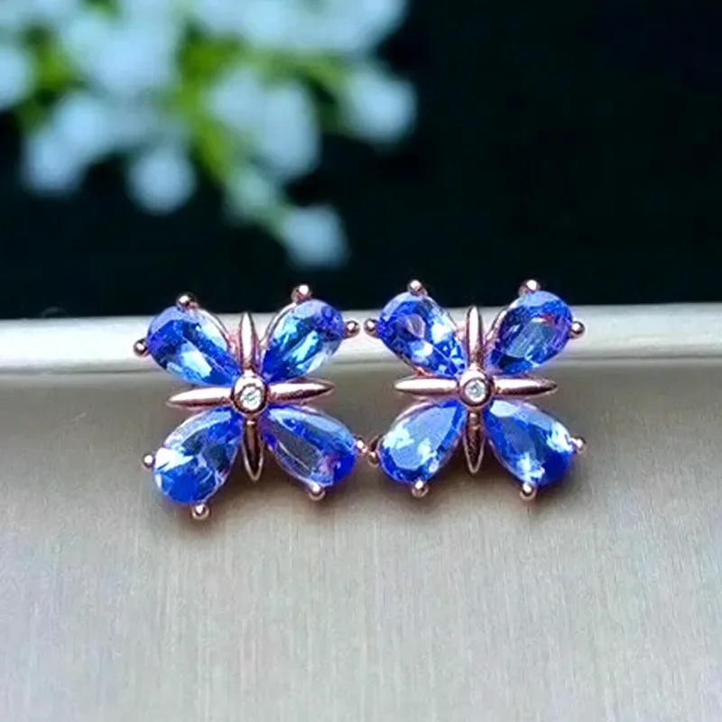 Huitan Fresh Style Flower Shape Stud Earrings for Women with Shiny Blue Cubic Zirconia Simple Fashion Female Accessories Zircon
Huitan Fresh Style Flower Shape Stud Earrings for Women with Shiny Blue Cubic Zirconia Simple Fashion Female Accessories Zircon