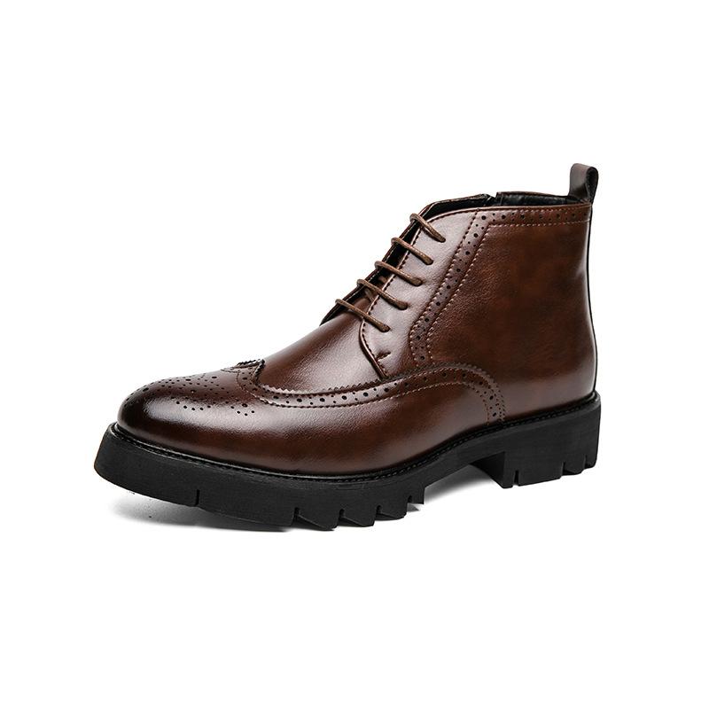 Мужские кожаные ботинки внешнеторговые осень и зима новые мужские ботинки Мартин модный тренд полусапоги кожаная обувь ретро короткие кожаные ботинки 44
Мужские кожаные ботинки внешнеторговые осень и зима новые мужские ботинки Мартин модный тренд полусапоги кожаная обувь ретро короткие кожаные ботинки 44