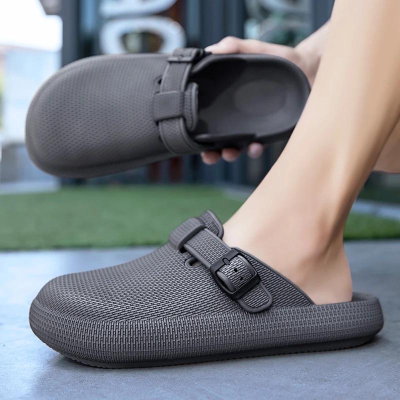 Мужские тапочки EVA Slip On Casual Walking Shoes Мужские повседневные тапочки Baotou Half Slipper Удобные мягкие домашние сандалии 36 темно серый
Мужские тапочки EVA Slip On Casual Walking Shoes Мужские повседневные тапочки Baotou Half Slipper Удобные мягкие домашние сандалии 36 темно серый