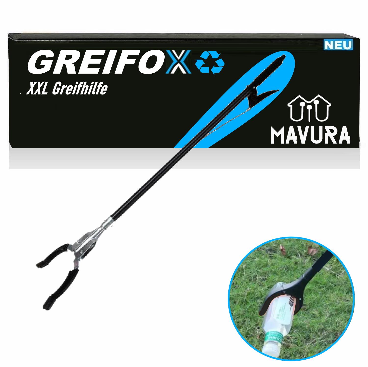 GREIFOX Допомога для захоплення Захоплювач Захоплювач Алюміній Підіймач Метал Щипці для сміття Літні люди
GREIFOX Допомога для захоплення Захоплювач Захоплювач Алюміній Підіймач Метал Щипці для сміття Літні люди