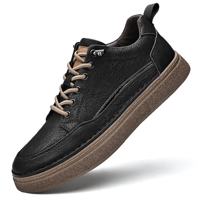 Мужские кроссовки для активного отдыха, нескользящие, с мягкой подошвой, из резины, дышащие, модные, для скейтбординга, новые, мужские, из натуральной кожи, повседневные туфли 44 чёрный
Мужские кроссовки для активного отдыха, нескользящие, с мягкой подошвой, из резины, дышащие, модные, для скейтбординга, новые, мужские, из натуральной кожи, повседневные туфли 44 чёрный