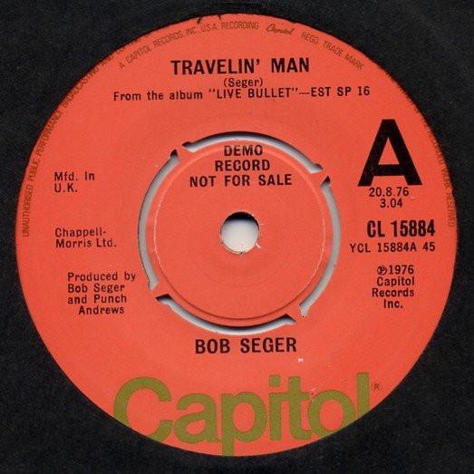 7-дюймовая пластинка БОБ СЕГЕР - Путешествующий человек CL15884PROMO Capitol Records 1976 Великобритания Рок Б/у
7-дюймовая пластинка БОБ СЕГЕР - Путешествующий человек CL15884PROMO Capitol Records 1976 Великобритания Рок Б/у
