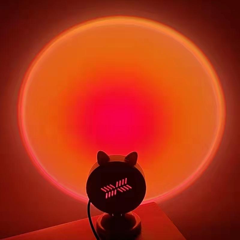 LED Sunset Lamp Projector Night Light USB Atmosphere Light Background Wall Bedroom Decoration Room Decor Nightlights
LED Sunset Lamp Projector Night Light USB Atmosphere Light Background Wall Bedroom Decoration Room Decor Nightlights