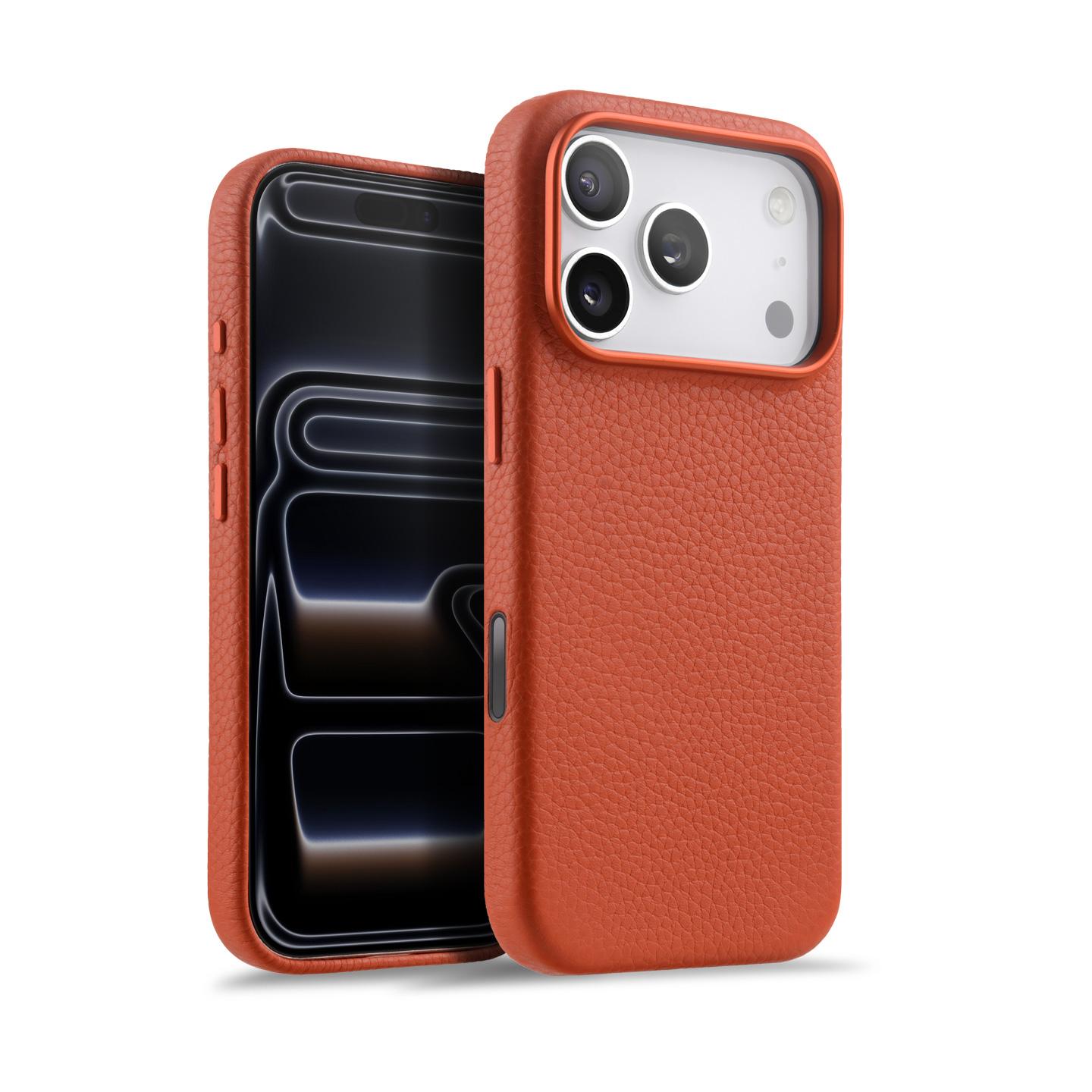 Melkco Full-grain Top-layer Cowhide Leather Case for iPhone 17 Pro Max Air 17 Magnetic Charging Cover with Upgrade AI Button iPhone17 Pro помаранчевий
Melkco Full-grain Top-layer Cowhide Leather Case for iPhone 17 Pro Max Air 17 Magnetic Charging Cover with Upgrade AI Button iPhone17 Pro помаранчевий