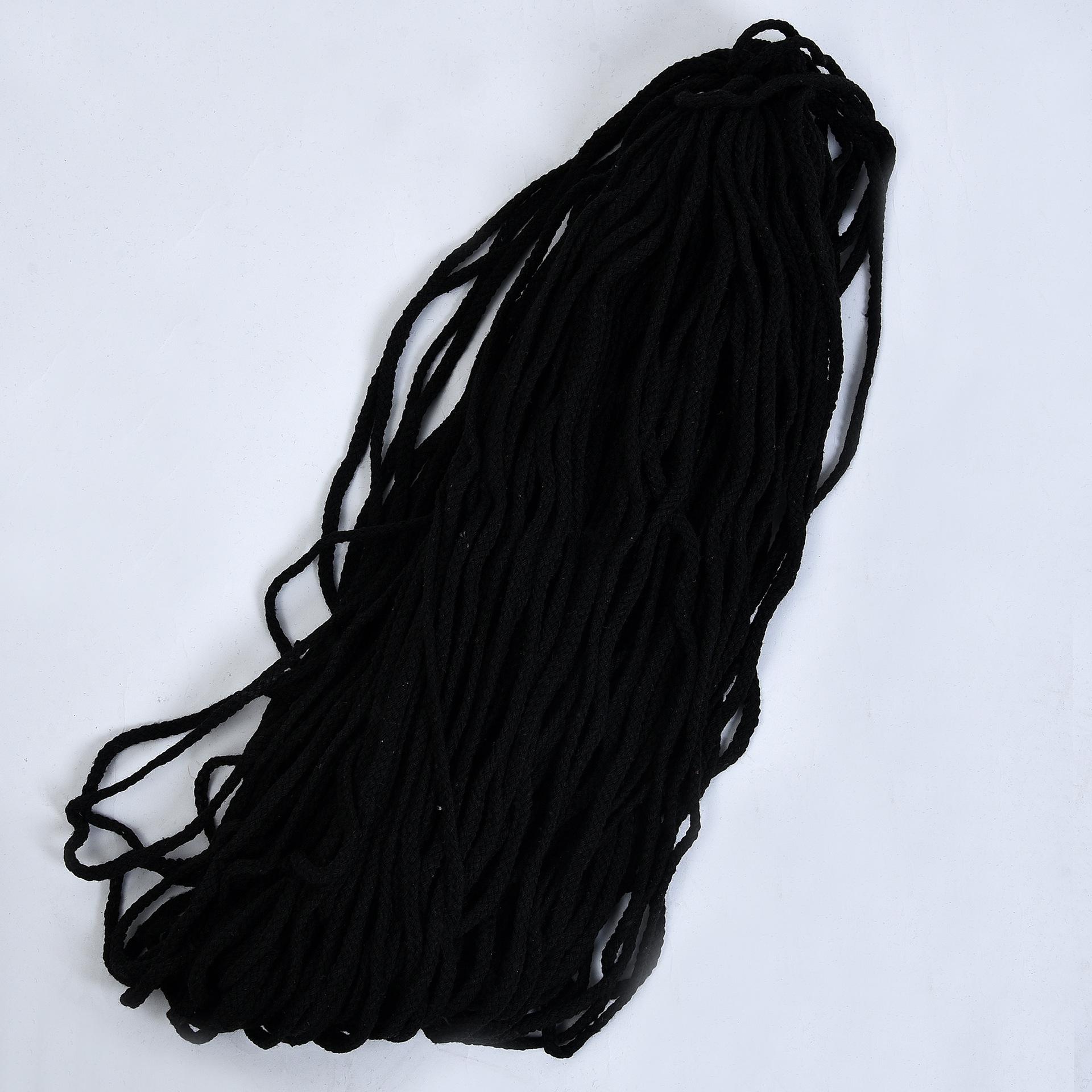 Барвистий 5-міліметровий порожнистий бавовняний мотузковий шнурок
Барвистий 5-міліметровий порожнистий бавовняний мотузковий шнурок