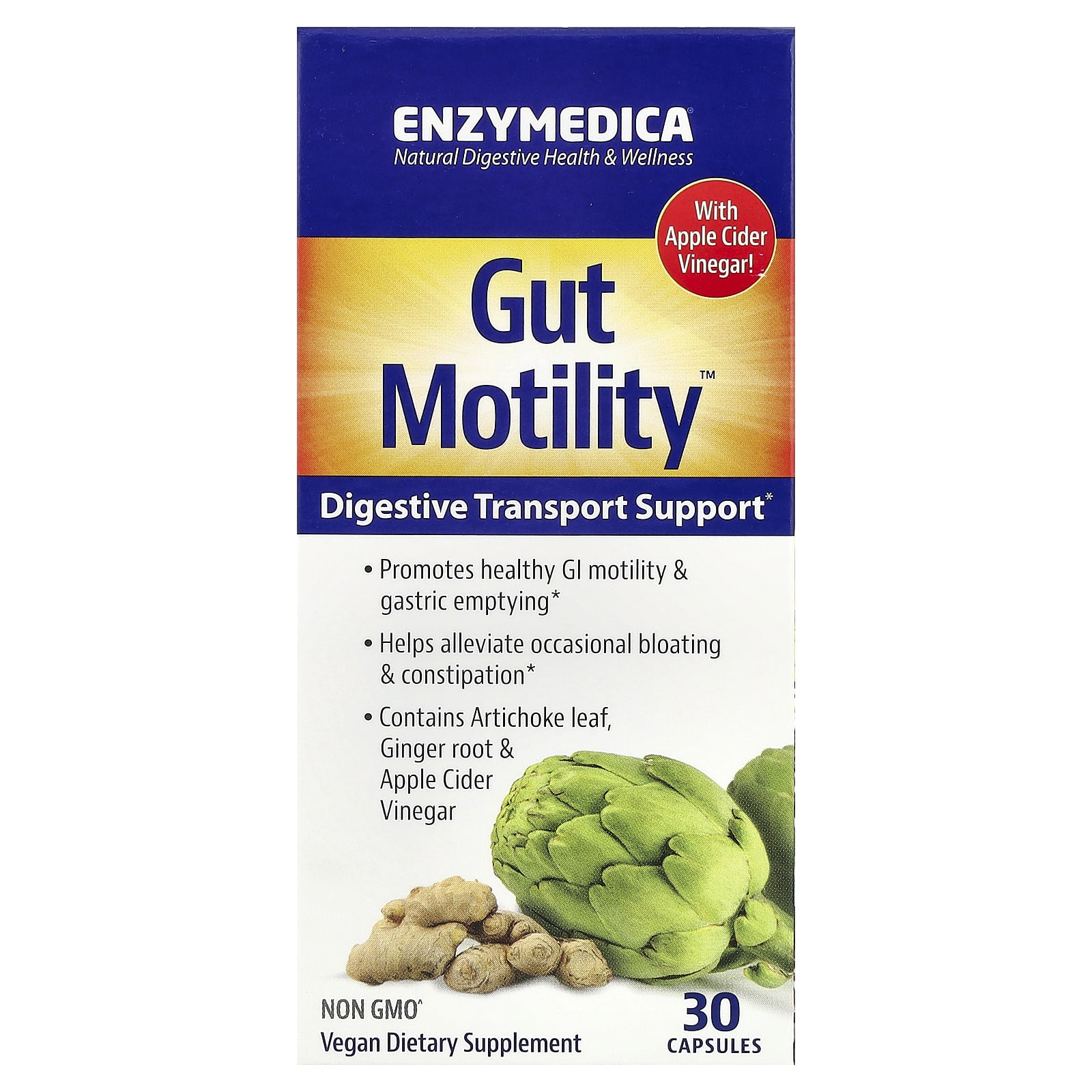 Gut Motility™, Digestive Transmission Support, 30 Capsules
Gut Motility™, Digestive Transmission Support, 30 Capsules