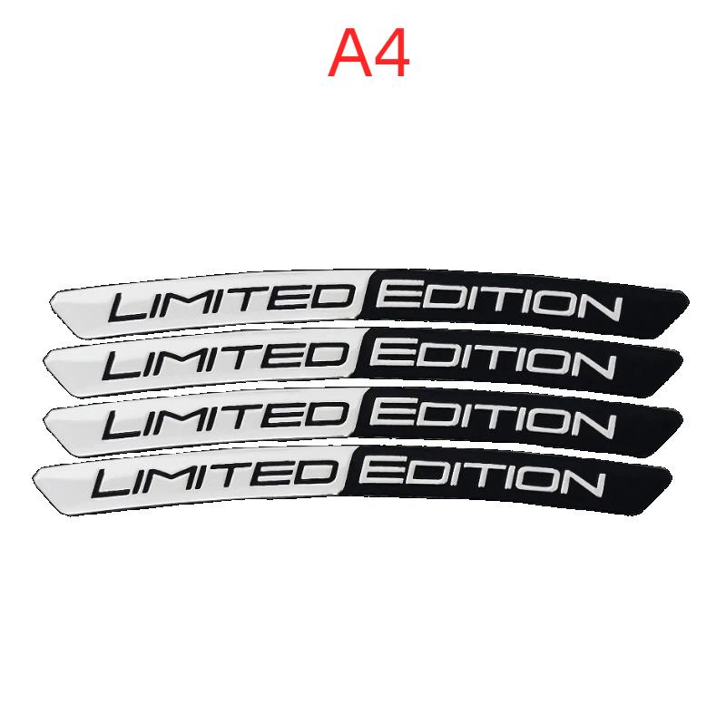 4 шт. Наклейки на ступицу колеса автомобиля, ограниченный выпуск, Алюминиевые декоративные наклейки для автомобиля, Значки с логотипом ступицы колеса мотоцикла и велосипеда A4
4 шт. Наклейки на ступицу колеса автомобиля, ограниченный выпуск, Алюминиевые декоративные наклейки для автомобиля, Значки с логотипом ступицы колеса мотоцикла и велосипеда A4