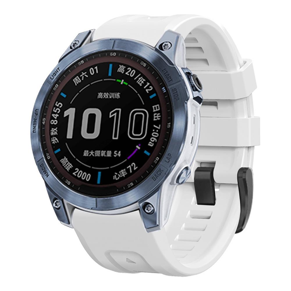 For Garmin Fenix 7 Soft Silicone Adjustable Watch Band Replacement Wrist Strap with Buckle White
For Garmin Fenix 7 Soft Silicone Adjustable Watch Band Replacement Wrist Strap with Buckle White