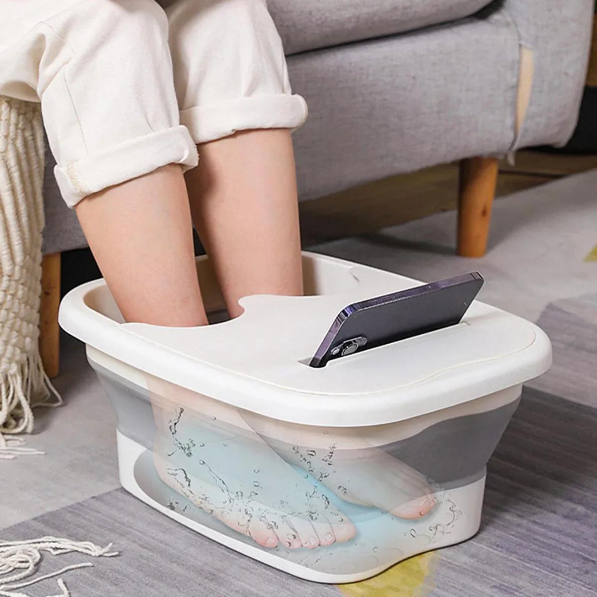 1pc Portable Foldable Foot Bath Basin - Relaxing Foot Spa with Built-in Massager - Deep Soak for Ultimate Comfort серый
1pc Portable Foldable Foot Bath Basin - Relaxing Foot Spa with Built-in Massager - Deep Soak for Ultimate Comfort серый