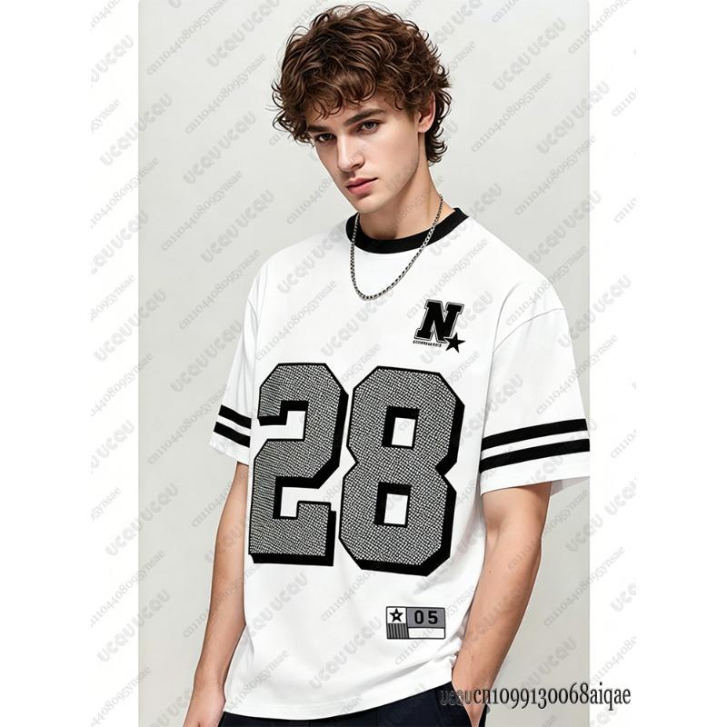 American Vintage Simple Men Football Jerseys Summer Casual Round Neck Breathable 4XL
American Vintage Simple Men Football Jerseys Summer Casual Round Neck Breathable 4XL