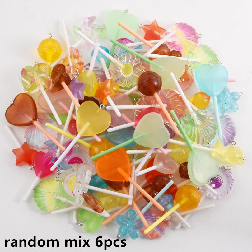 6/10pcs Random Mix Different Shape Heart Shell Rainbow Star Lollipop Pendant Charm For Jewelry Making Supplies Handmade Material
6/10pcs Random Mix Different Shape Heart Shell Rainbow Star Lollipop Pendant Charm For Jewelry Making Supplies Handmade Material