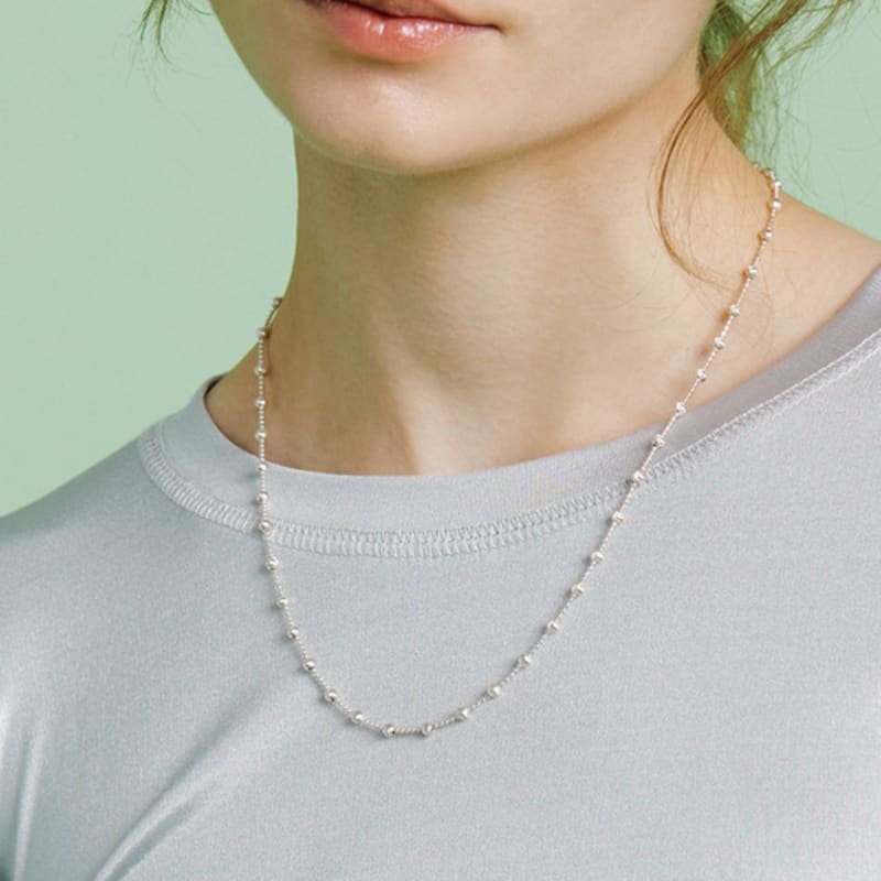 MATIAS Rose drop Necklace Silver
MATIAS Rose drop Necklace Silver