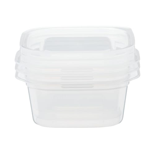 MUJI MDC98A3S Food container that can be used in the microwave with the lid on, translucent, square 270mL, 3 pieces
MUJI MDC98A3S Food container that can be used in the microwave with the lid on, translucent, square 270mL, 3 pieces