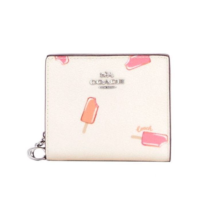 Coach Snap Wallet 10 Popsicle Print Folded Short Leather Clutch Card Holder Wallet Women wallet White C4529-SVCAH Basic Set (Bag+Dust Bag)
Coach Snap Wallet 10 Popsicle Print Folded Short Leather Clutch Card Holder Wallet Women wallet White C4529-SVCAH Basic Set (Bag+Dust Bag)