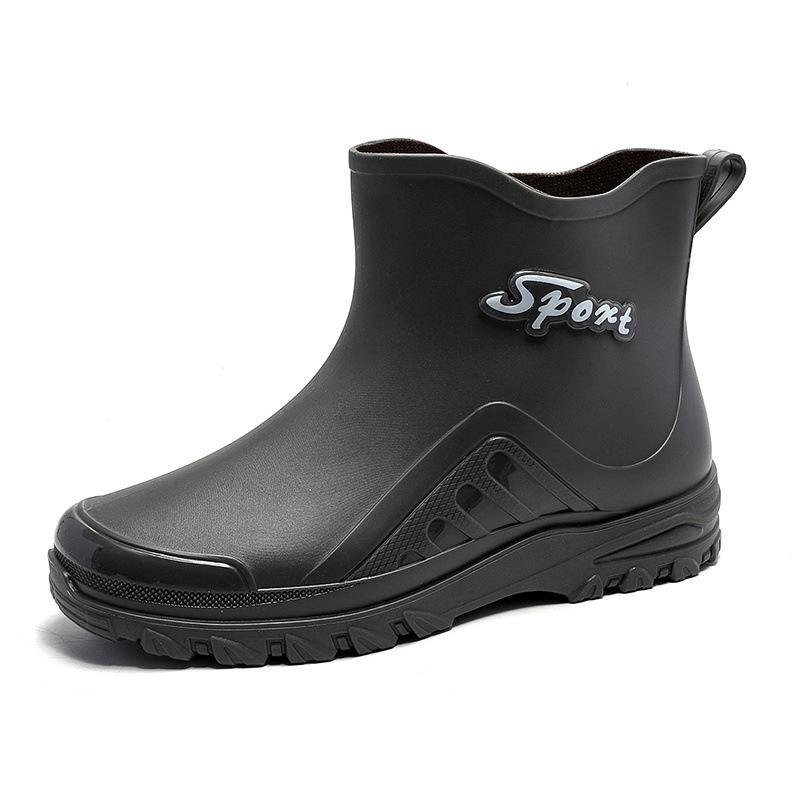 Fashion short rain shoes men s non-slip, anti-wear, velvet and warm 44
Fashion short rain shoes men s non-slip, anti-wear, velvet and warm 44
