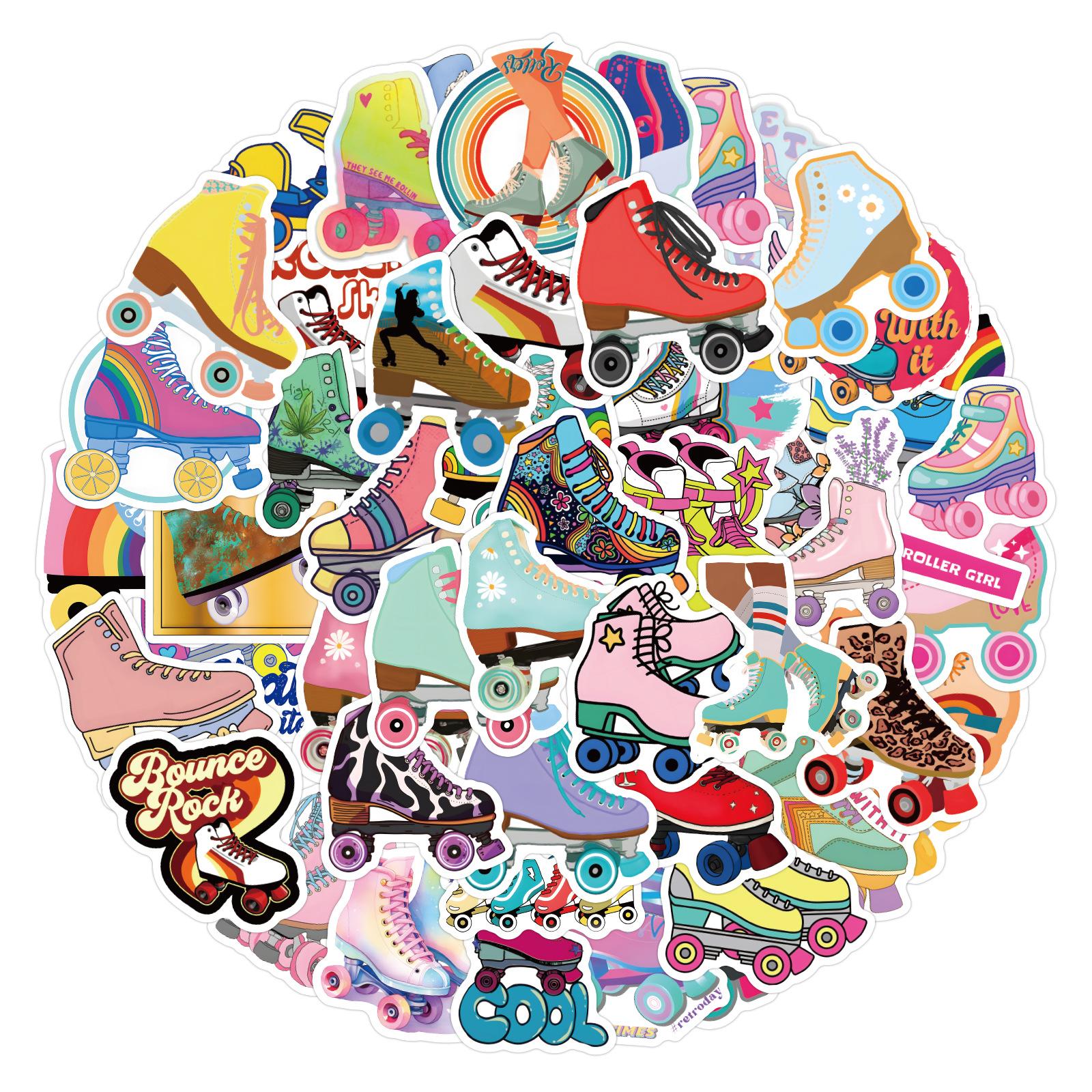 55/110 Новые роликовые коньки Наклейки-дудлы для блокнота, скейтборда, чемодана
55/110 Новые роликовые коньки Наклейки-дудлы для блокнота, скейтборда, чемодана