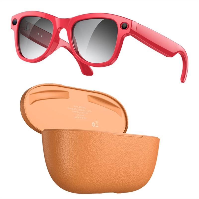 ABUO-AI Photo Recognition 2026 8MP Smart Glasses With Embedded Camera Video Recording Bluetooth Call Voice Translation Sunglasse червоний
ABUO-AI Photo Recognition 2026 8MP Smart Glasses With Embedded Camera Video Recording Bluetooth Call Voice Translation Sunglasse червоний
