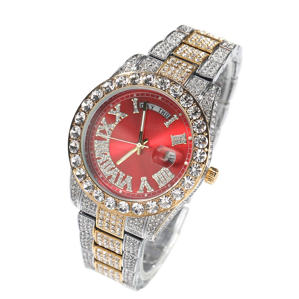 Hip Hop Quartz Watch Dual Movement Big Round Diamond Waterproof Calendar Trend Men s Watch
Hip Hop Quartz Watch Dual Movement Big Round Diamond Waterproof Calendar Trend Men s Watch