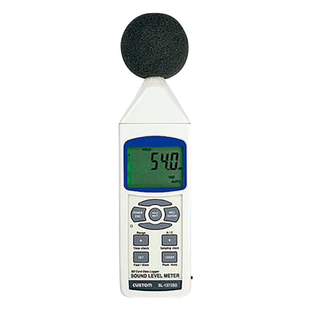 CUSTOM Data Logger Sound Level Meter Characteristics SD Card Recording Compatible A/C SL-1373SD
CUSTOM Data Logger Sound Level Meter Characteristics SD Card Recording Compatible A/C SL-1373SD