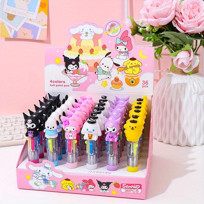 36Pcs Kuromi Sanrio Cute Family Four-color Ballpoint Pen Cartoon Shape Mini Press Hand Tent Pen Gift Pen Student Stationery 0.7mm Random style 36pcs
36Pcs Kuromi Sanrio Cute Family Four-color Ballpoint Pen Cartoon Shape Mini Press Hand Tent Pen Gift Pen Student Stationery 0.7mm Random style 36pcs