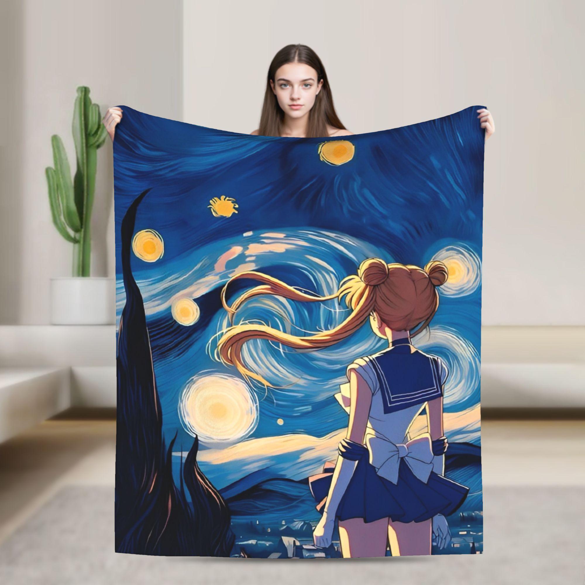 S-Sailor M-Moon Anime Blanket Warm Funny Plush Throw Blanket For Bedroom Decorative Flannel Bedspread Bed Cover 75x90cm
S-Sailor M-Moon Anime Blanket Warm Funny Plush Throw Blanket For Bedroom Decorative Flannel Bedspread Bed Cover 75x90cm