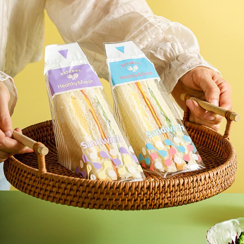 100Pcs Sandwich Packaging Transparent Baked Food Grade Easy To Tear Triangle Cake Disposable Packaging Transparent Bag
100Pcs Sandwich Packaging Transparent Baked Food Grade Easy To Tear Triangle Cake Disposable Packaging Transparent Bag