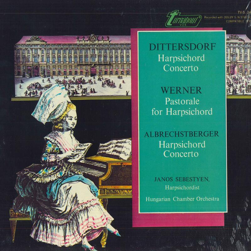 LP Record DITTERSDORF WERNER ALBRECHTSBERGE Harpsichord Concerto Pastorale Fo TVS34325 TURNABOUT US Classical Used
LP Record DITTERSDORF WERNER ALBRECHTSBERGE Harpsichord Concerto Pastorale Fo TVS34325 TURNABOUT US Classical Used