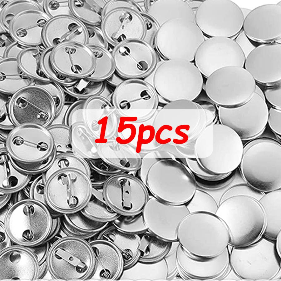15/45Pcs 37mm Tinplate Blank Button Badge Kits Shiny Metal Medal with Pin, Handmade DIY Craft Supplies for Decorative Badges
15/45Pcs 37mm Tinplate Blank Button Badge Kits Shiny Metal Medal with Pin, Handmade DIY Craft Supplies for Decorative Badges