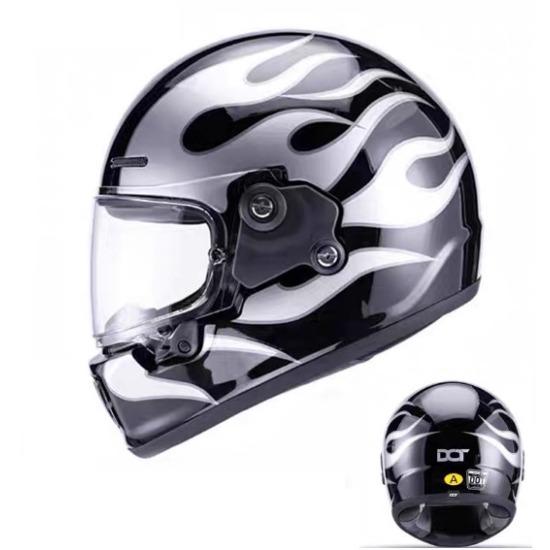 Retro Personalized Bluetooth Motorcycle Full Helmet Men And Women Cruising Four Seasons Universal Summer Safety Cycling Helmet M
Retro Personalized Bluetooth Motorcycle Full Helmet Men And Women Cruising Four Seasons Universal Summer Safety Cycling Helmet M