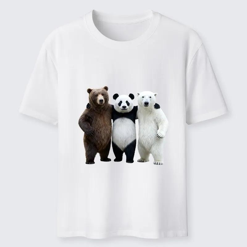 Three Bears Stand Together TShirt Unisexs and Womens New Summer Cotton Clothing Harajuku Fashion Round Neck Short Sleeve Top 4XL
Three Bears Stand Together TShirt Unisexs and Womens New Summer Cotton Clothing Harajuku Fashion Round Neck Short Sleeve Top 4XL