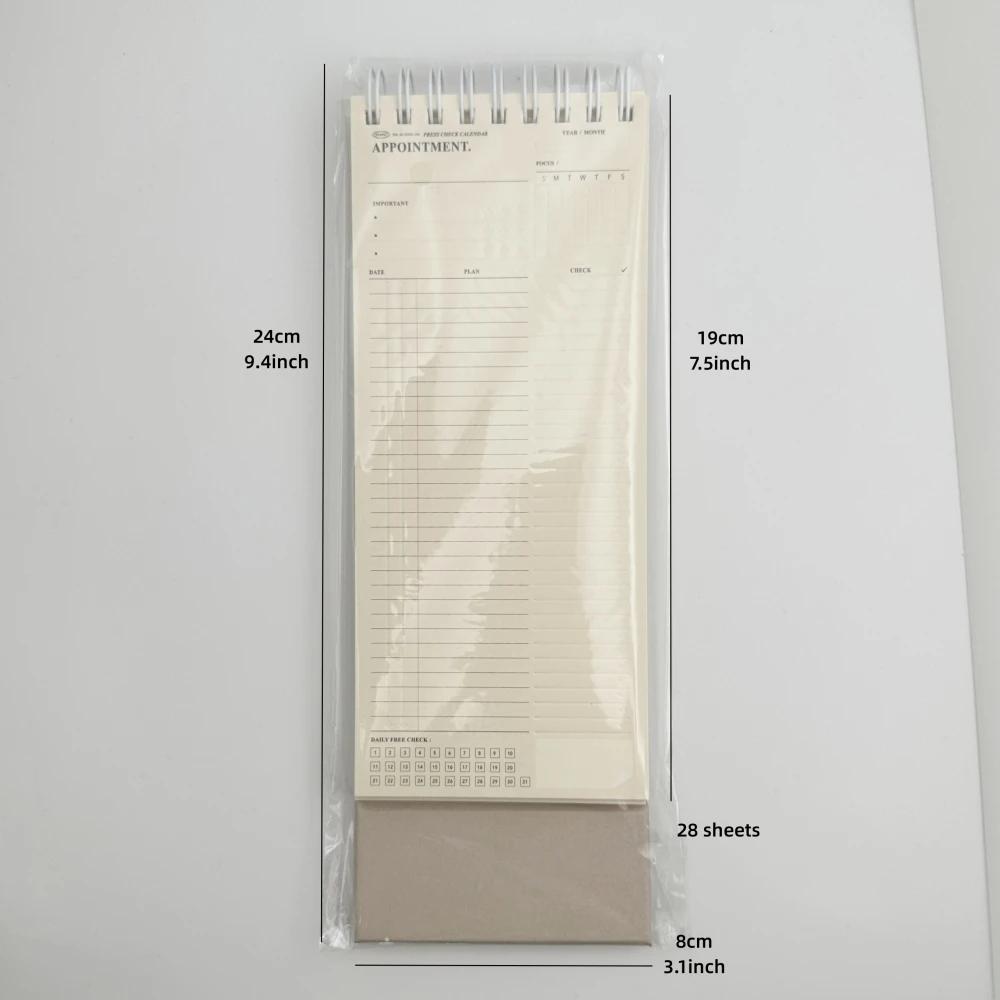 Vertical Desk Calendar Planner Monthly Weekly Plan Book Memo Notebook Appointment Agenda Schedule Checklist for Office School A3
Vertical Desk Calendar Planner Monthly Weekly Plan Book Memo Notebook Appointment Agenda Schedule Checklist for Office School A3