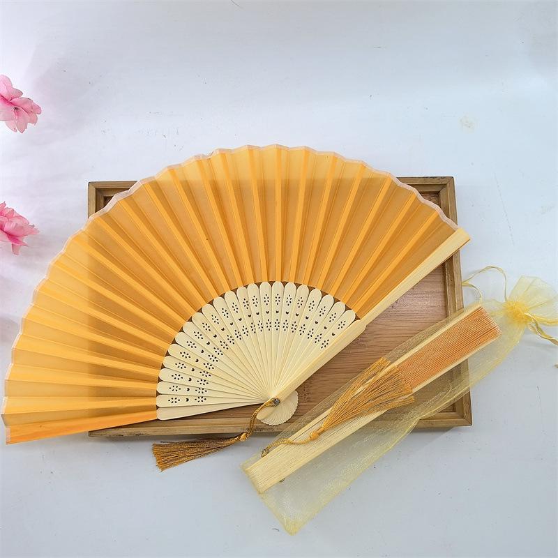 Chinese Style Folding Fan Wear Resist With Organza Bag Bamboo Hand Fan With Tassel Cooling Tool Silk Hand Fan Party Decoration A3
Chinese Style Folding Fan Wear Resist With Organza Bag Bamboo Hand Fan With Tassel Cooling Tool Silk Hand Fan Party Decoration A3