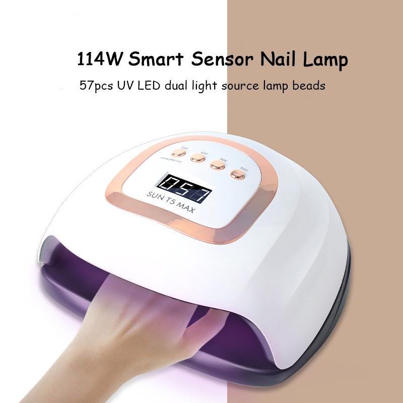 Новый 114 Вт SUN T5 MAX УФ-маникюрный аппарат 57/светодиодная ледяная лампа для сушки геля-масла 10 s/30 s/60 s/99 s Таймер Автоматическая индукция
Новый 114 Вт SUN T5 MAX УФ-маникюрный аппарат 57/светодиодная ледяная лампа для сушки геля-масла 10 s/30 s/60 s/99 s Таймер Автоматическая индукция