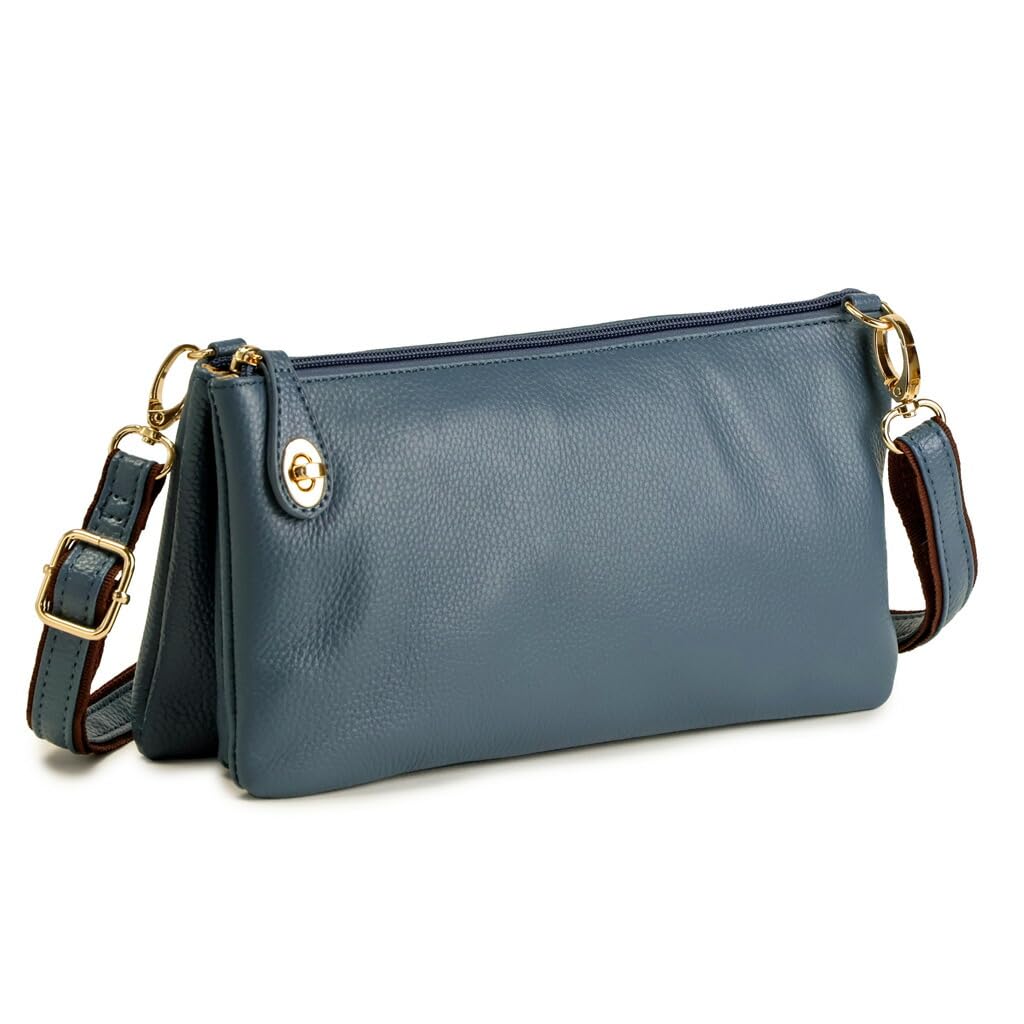 Pragma Genuine Leather Shoulder Wallet Pochette (Blue)
Pragma Genuine Leather Shoulder Wallet Pochette (Blue)