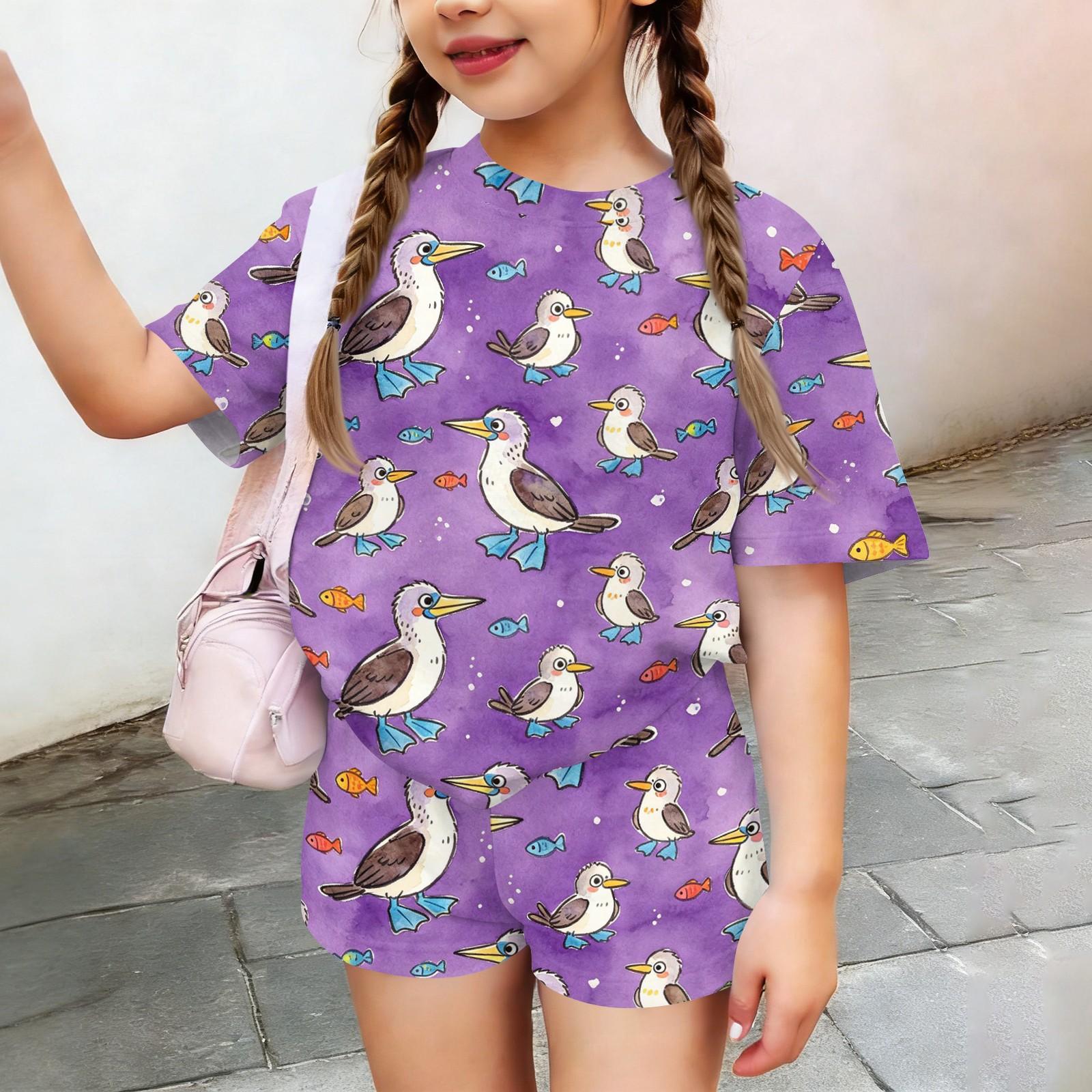 Kids Casual Short Sleeve Shirt and Shorts Set Animal Pattern Lightweight Summer Outfit Soft Fabric Comfortable Fit 130
Kids Casual Short Sleeve Shirt and Shorts Set Animal Pattern Lightweight Summer Outfit Soft Fabric Comfortable Fit 130