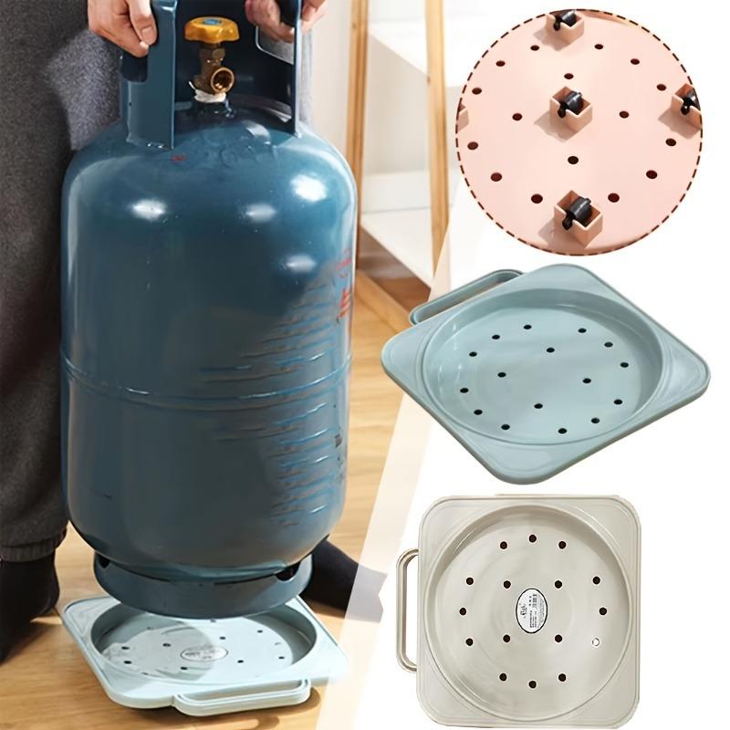 Portable Gas Cylinder Storage Cart Durable Plastic Base with Wheels & Handle Universal Moving Tray for Kitchen Outdoor Cooking 1 piece pack синій
Portable Gas Cylinder Storage Cart Durable Plastic Base with Wheels & Handle Universal Moving Tray for Kitchen Outdoor Cooking 1 piece pack синій