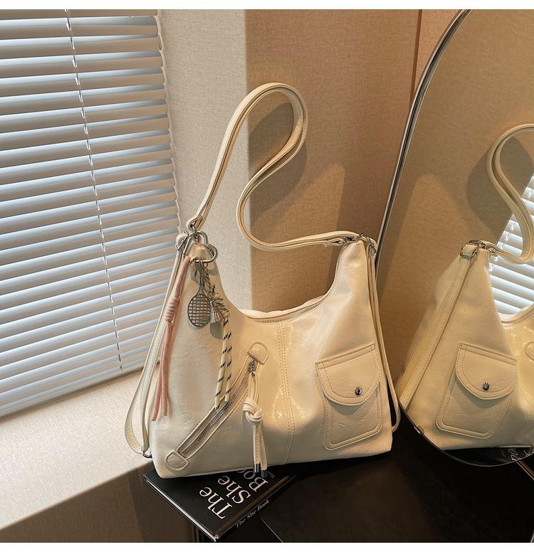 Вместительная сумка-пельмень для поездок на работу, женская летняя новая повседневная сумка через плечо, многофункциональный рюкзак