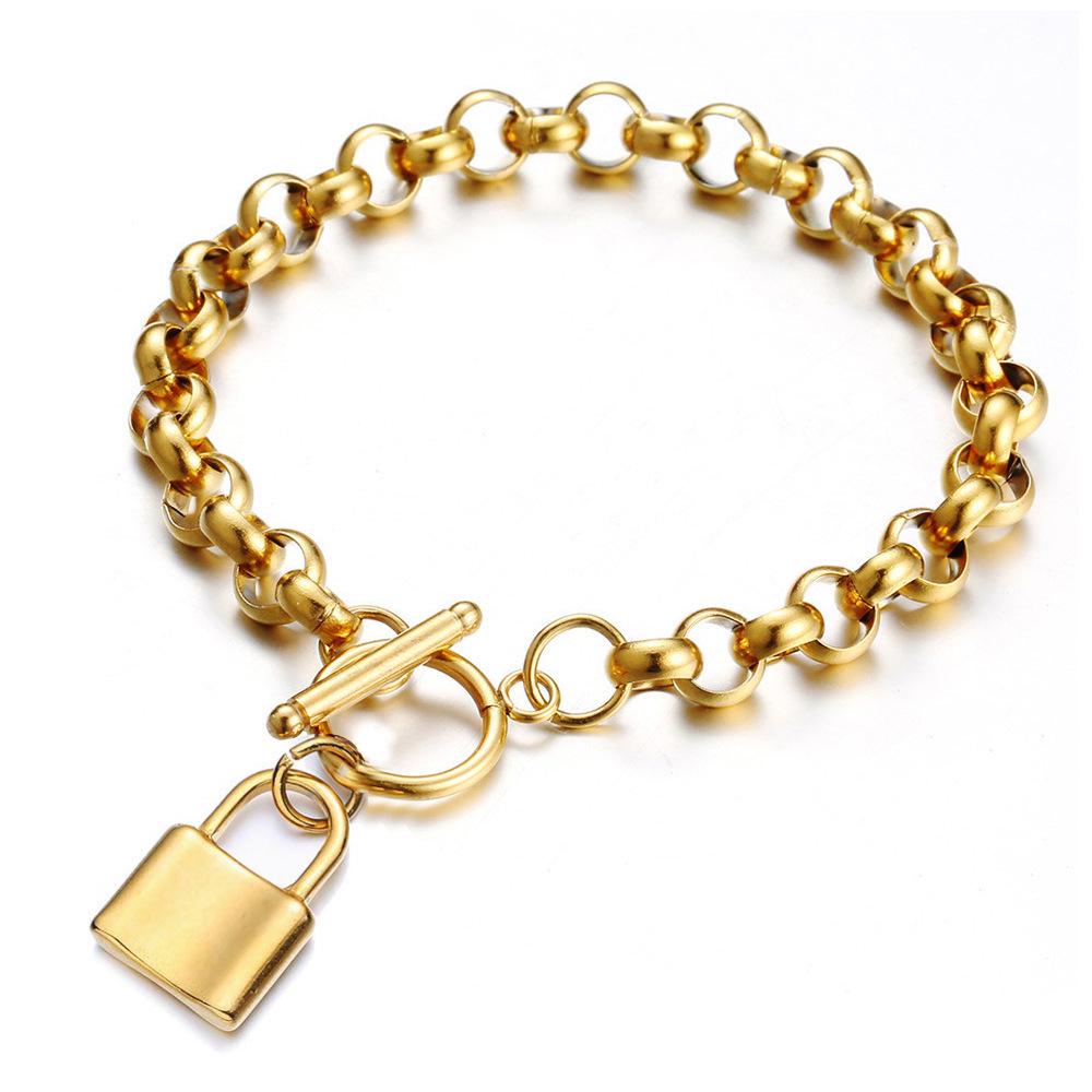 Stainless Steel Dragon Bone Chain Titanium Pendant Key Bracelet - Hip Hop Couple Jewelry
Stainless Steel Dragon Bone Chain Titanium Pendant Key Bracelet - Hip Hop Couple Jewelry