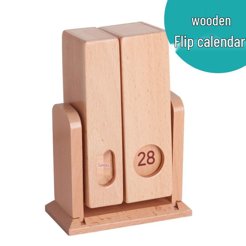 Children s Wooden Flip Calendar Puzzle Toy - Creative Ornament & Early Education Building Blocks
Children s Wooden Flip Calendar Puzzle Toy - Creative Ornament & Early Education Building Blocks