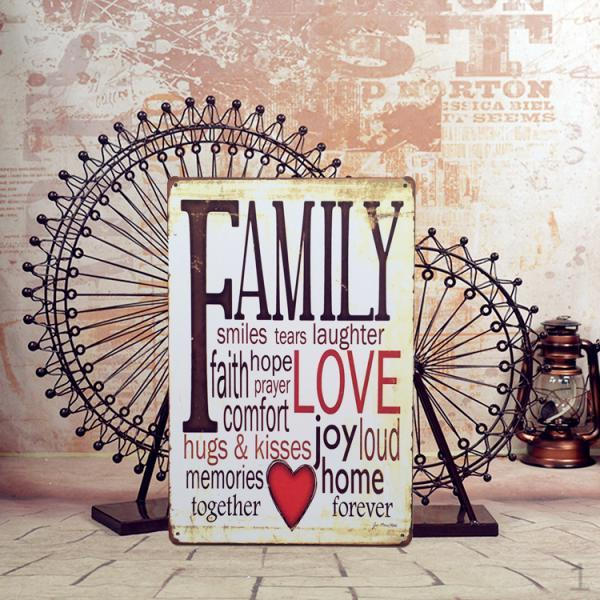 Metal Tin Plate Poster Bar Pub Vintage Slogan Plaque Decor - Family
Metal Tin Plate Poster Bar Pub Vintage Slogan Plaque Decor - Family