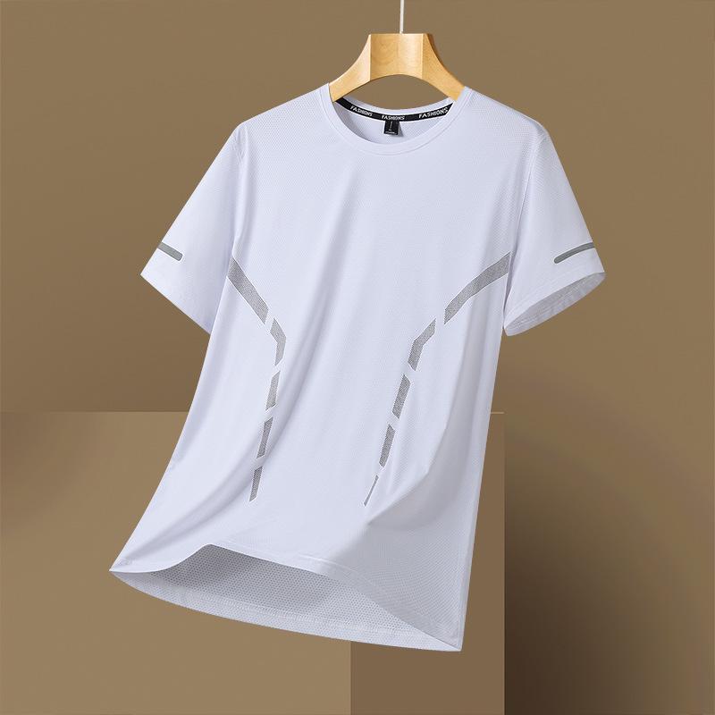 Унісекс швидковисихаюча футболка з крижаного шовку: Круглий виріз горловини та короткий рукав, доступний великий розмір 4XL білий
Унісекс швидковисихаюча футболка з крижаного шовку: Круглий виріз горловини та короткий рукав, доступний великий розмір 4XL білий