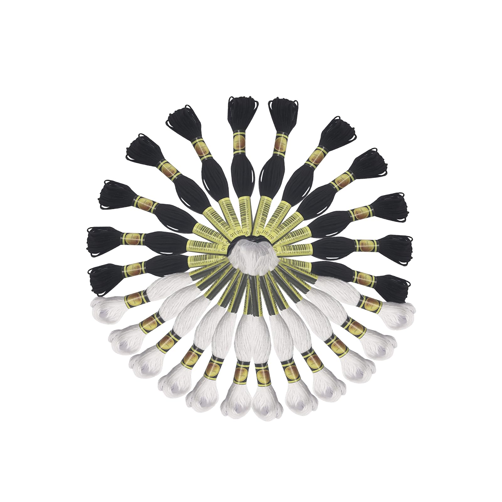 MAEXUS Embroidery 8m x for Cross and Includes Black and White Embroidery Made of Durable for Hand Thread, 24-Pack, Stitch, Sewing, Crafts. Thread.
MAEXUS Embroidery 8m x for Cross and Includes Black and White Embroidery Made of Durable for Hand Thread, 24-Pack, Stitch, Sewing, Crafts. Thread.