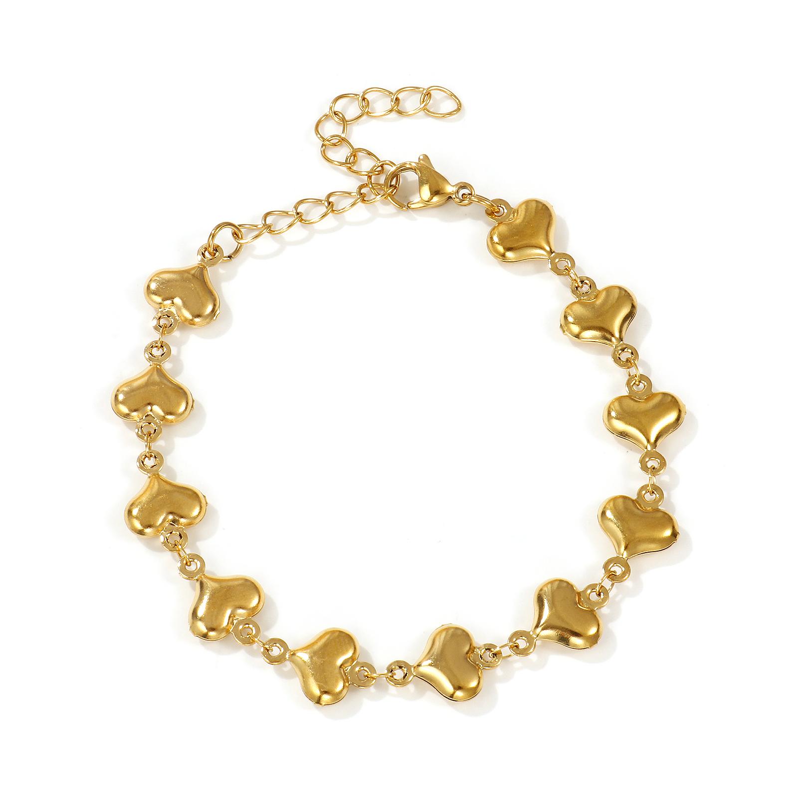 Ocean Stylish Bracelet 18K Gold Plated 304 Stainless Steel Handmade Link Chain Bracelets For Women Gift 16cm(6.3 ) long
Ocean Stylish Bracelet 18K Gold Plated 304 Stainless Steel Handmade Link Chain Bracelets For Women Gift 16cm(6.3 ) long
