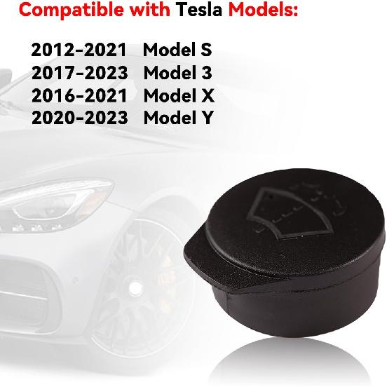 runmade Windshield Washer Fluid Reservoir Cap compatible with Tesla Model S&3&X&Y from 2012-2024 – Car Water Tank Bottle Cap replaces 1131028-00-A
runmade Windshield Washer Fluid Reservoir Cap compatible with Tesla Model S&3&X&Y from 2012-2024 – Car Water Tank Bottle Cap replaces 1131028-00-A