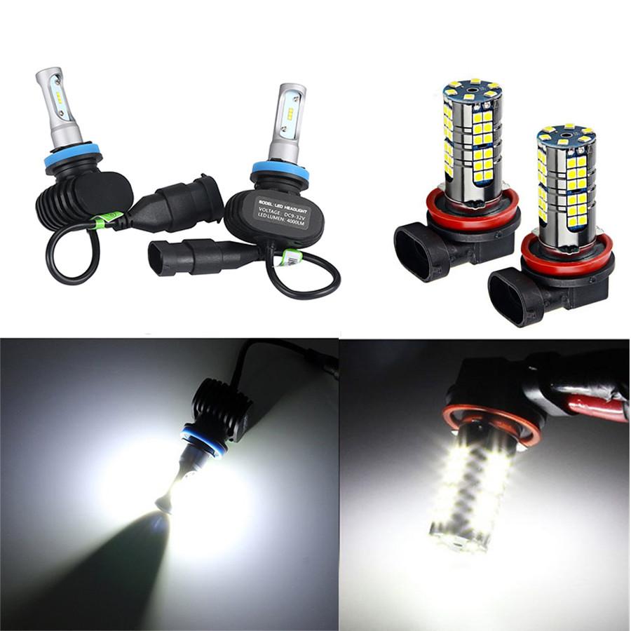 2pc H11/H8/H9 White High Power LED H11 Low Beam Headlight +2pc H11 H8 Fog Light Bulbs Conversion Kit
2pc H11/H8/H9 White High Power LED H11 Low Beam Headlight +2pc H11 H8 Fog Light Bulbs Conversion Kit