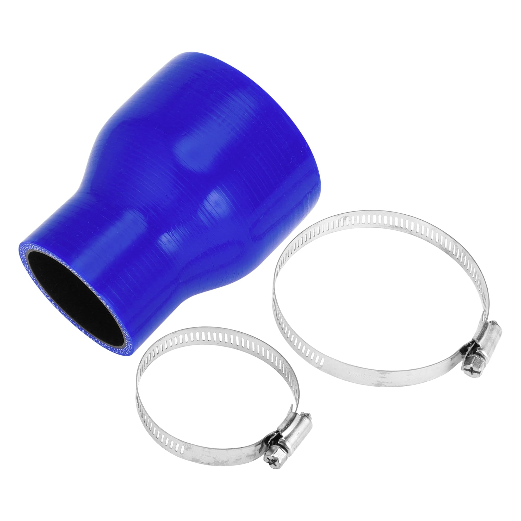 X AUTOHAUX Silicone Hose, Silicone Tube, Intercooler, Turbo, Intake Pipe, 4 Layer Reinforced -Resistant Length 100mm, inner diameter 76-51mm синій
X AUTOHAUX Silicone Hose, Silicone Tube, Intercooler, Turbo, Intake Pipe, 4 Layer Reinforced -Resistant Length 100mm, inner diameter 76-51mm синій