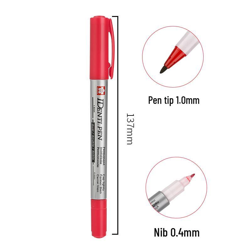 Japanese Sakura Dual-Ended Marker Pen for Art and Signatures красный
Japanese Sakura Dual-Ended Marker Pen for Art and Signatures красный
