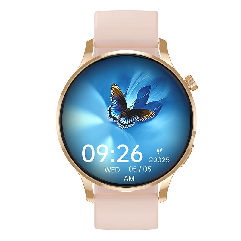 Watch3 pro 1.3 AMOLED Smart Watch with Metal Case Bluetooth-compatible Call Women Health Bracelet with Heart Rate Monitoring Gold
Watch3 pro 1.3 AMOLED Smart Watch with Metal Case Bluetooth-compatible Call Women Health Bracelet with Heart Rate Monitoring Gold