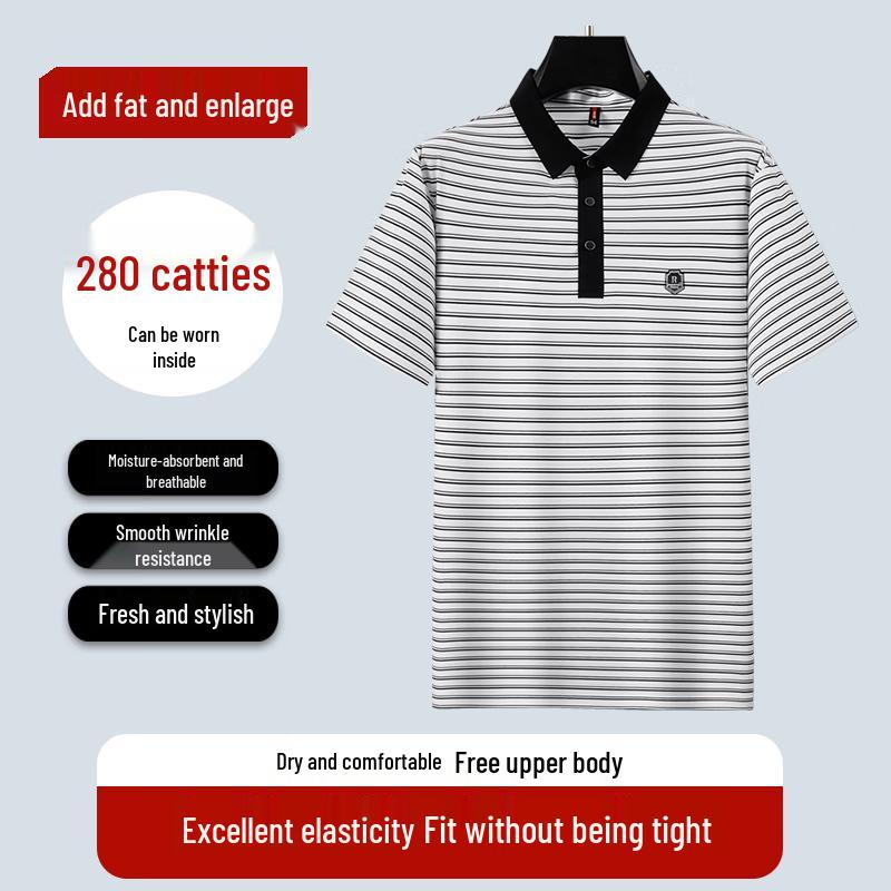 Men s Plus Size Cooling Striped Polo Shirt 7XL
Men s Plus Size Cooling Striped Polo Shirt 7XL