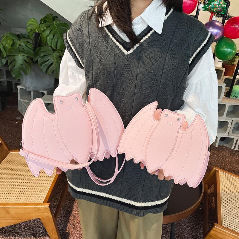 Pu Leather Bat Crossbody Bag for Women Funny Animal Pattern Shoulder Bag Gothic Animal Satchel Messenger Bags 23cmx17cmx8cm розовый
Pu Leather Bat Crossbody Bag for Women Funny Animal Pattern Shoulder Bag Gothic Animal Satchel Messenger Bags 23cmx17cmx8cm розовый